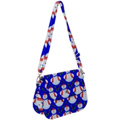 Seamless  Repeating Pattern Saddle Handbag