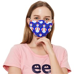 Seamless  Repeating Pattern Fitted Cloth Face Mask (adult) by artworkshop