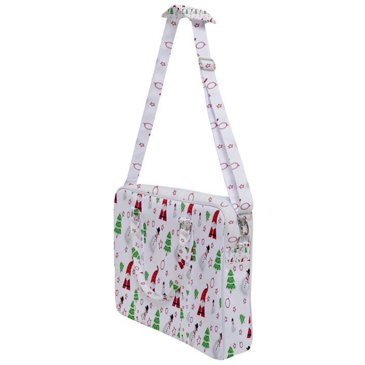 Santa Claus Snowman Christmas Cross Body Office Bag