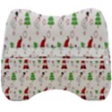 Santa Claus Snowman Christmas Velour Head Support Cushion View2