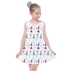 Santa Claus Snowman Christmas Kids  Summer Dress