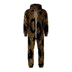 Metallic Snake Skin Pattern Hooded Jumpsuit (kids)