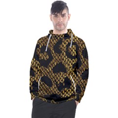 Metallic Snake Skin Pattern Men s Pullover Hoodie by BangZart