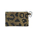 Metallic Snake Skin Pattern Canvas Cosmetic Bag (Small) View2