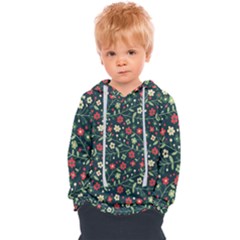 Flowering Branches Seamless Pattern Kids  Overhead Hoodie