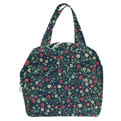 Flowering Branches Seamless Pattern Boxy Hand Bag by Zezheshop