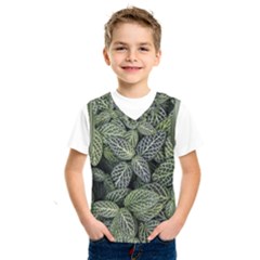 Leaves Foliage Botany Plant Kids  Basketball Tank Top