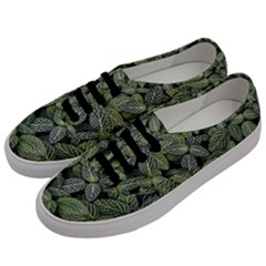 Leaves Foliage Botany Plant Men s Classic Low Top Sneakers by Ravend