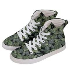 Leaves Foliage Botany Plant Men s Hi-top Skate Sneakers by Ravend