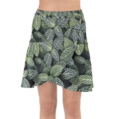 Leaves Foliage Botany Plant Wrap Front Skirt by Ravend