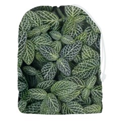 Leaves Foliage Botany Plant Drawstring Pouch (3xl) by Ravend