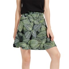 Leaves Foliage Botany Plant Waistband Skirt by Ravend