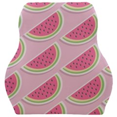 Pink Melon Wayermelon Pattern Food Fruit Melon Car Seat Velour Cushion  by Ravend