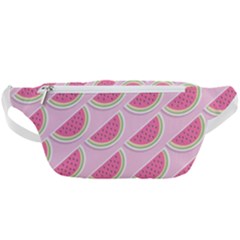 Pink Melon Wayermelon Pattern Food Fruit Melon Waist Bag  by Ravend