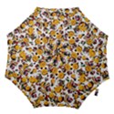 Pumpkin Fruit Flower Pattern Hook Handle Umbrellas (Small) View1