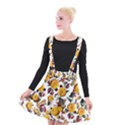 Pumpkin Fruit Flower Pattern Suspender Skater Skirt View1