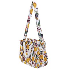 Pumpkin Fruit Flower Pattern Rope Handles Shoulder Strap Bag by Ravend