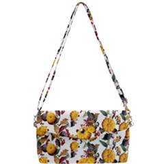 Pumpkin Fruit Flower Pattern Removable Strap Clutch Bag by Ravend