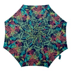 Sheets Tropical Picture Plant Pattern Hook Handle Umbrellas (small) by Ravend