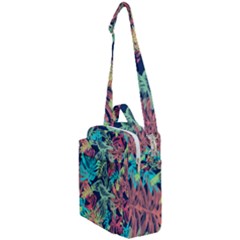 Sheets Tropical Picture Plant Pattern Crossbody Day Bag by Ravend