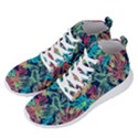 Sheets Tropical Picture Plant Pattern Men s Lightweight High Top Sneakers View2