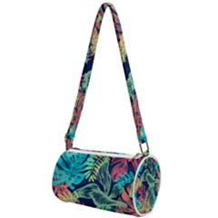 Sheets Tropical Picture Plant Pattern Mini Cylinder Bag by Ravend