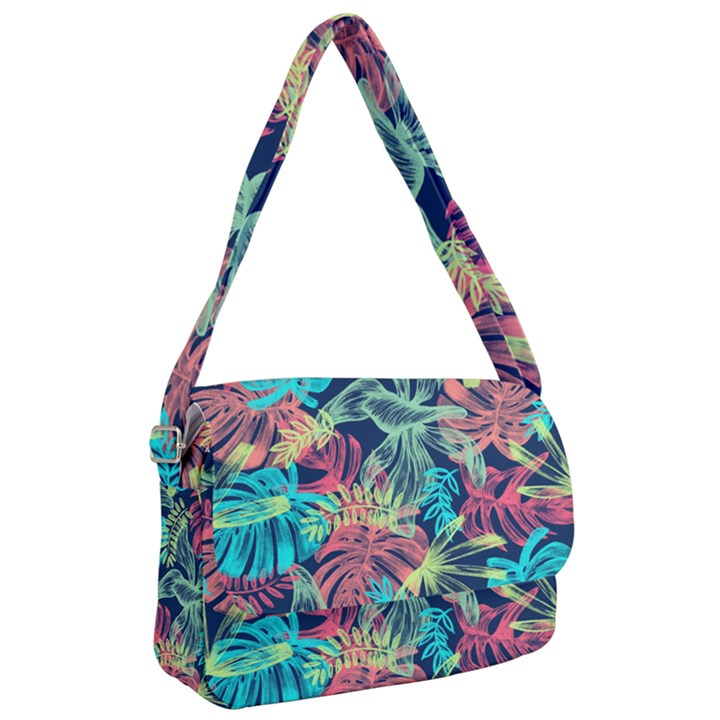 Sheets Tropical Picture Plant Pattern Courier Bag