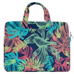 Sheets Tropical Picture Plant Pattern Macbook Pro 13  Double Pocket Laptop Bag by Ravend