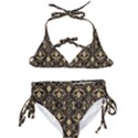 Vintage Batik Art Architecture Pattern Kids  Classic Bikini Set View1