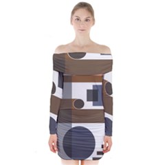 Background Wallpaper Abstract Long Sleeve Off Shoulder Dress by Ravend