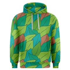 Leaves Pattern Autumn Background Men s Overhead Hoodie by Ravend