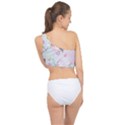 Bird Blossom Seamless Pattern Spliced Up Bikini Top  View2