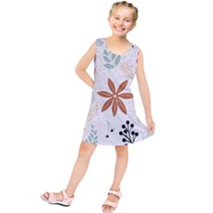 Nature Flora Background Wallpaper Kids  Tunic Dress by Ravend