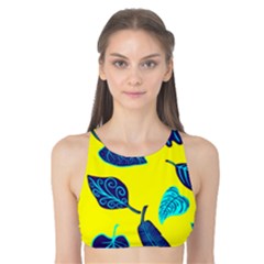 Sheets Pattern Picture Detail Tank Bikini Top by Ravend