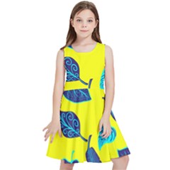 Sheets Pattern Picture Detail Kids  Skater Dress by Ravend