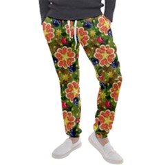 Fruits Star Blueberry Cherry Leaf Men s Jogger Sweatpants by Ravend