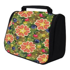 Fruits Star Blueberry Cherry Leaf Full Print Travel Pouch (small) by Ravend