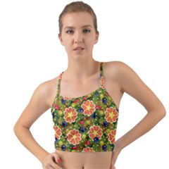 Fruits Star Blueberry Cherry Leaf Mini Tank Bikini Top by Ravend