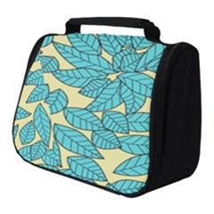 Illustration Sheets Dry Leaves Print Pattern Full Print Travel Pouch (small) by Ravend