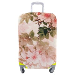 Flower Plant Vintage Retro Luggage Cover (medium) by Ravend