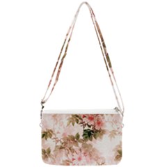 Flower Plant Vintage Retro Double Gusset Crossbody Bag by Ravend