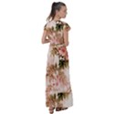 Flower Plant Vintage Retro Flutter Sleeve Maxi Dress View2