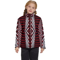 Abstract Pattern Kids  Puffer Bubble Jacket Coat