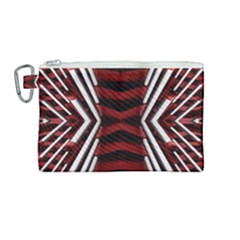 Abstract Pattern Canvas Cosmetic Bag (medium)