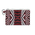 Abstract Pattern Canvas Cosmetic Bag (Medium) View1