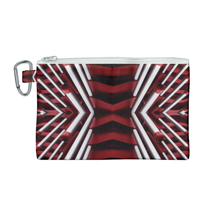 Abstract Pattern Canvas Cosmetic Bag (Medium)