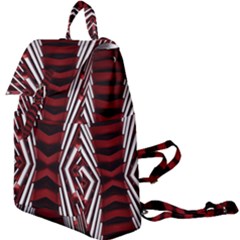 Abstract Pattern Buckle Everyday Backpack