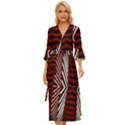 Abstract Pattern Midsummer Wrap Dress View1