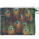 Peacock Feathers Canvas Cosmetic Bag (XXXL) View2