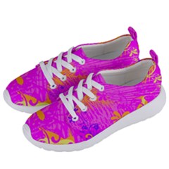 Spring Tropical Floral Palm Bird Women s Lightweight Sports Shoes by Ravend